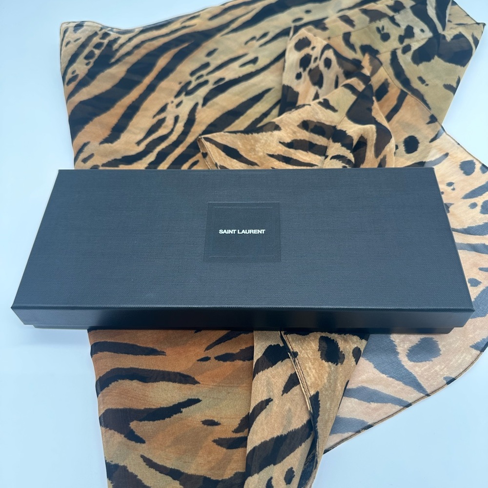 YSL Sheer Scarf EUC with Box